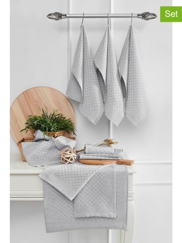 Violeta Home 10er-Set: Geschirrtücher in Grau - (L)60 x (B)40 cm
