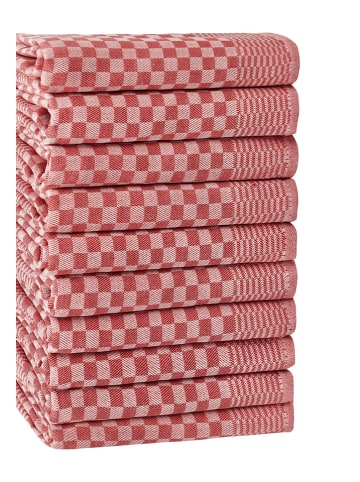 Violeta Home Ściereczki (10 szt.) w kolorze czerwonym do naczyń - 60 x 40 cm