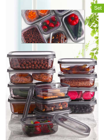 Violeta Home 12er-Set: Frischhaltedosen in Grau