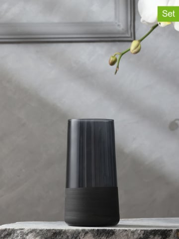 Violeta Home Szklanki (4 szt.) w kolorze czarnym - 520 ml