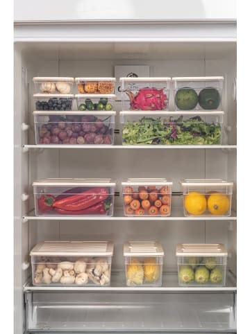 Violeta Home Pojemniki (4 szt.) w kolorze kremowym