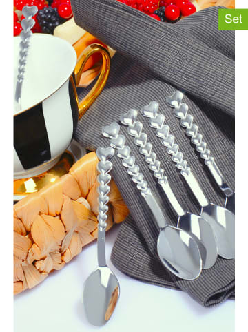 Hermia 12er-Set: Edelstahl-Kaffeelöffel - (L)11 cm