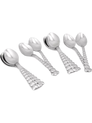 Hermia 12er-Set: Edelstahl-Kaffeelöffel - (L)11 cm