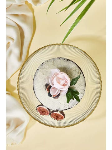 Violeta Home Kuchenständer in Transparent/ Gold - (H)28 cm