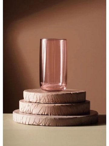 Violeta Home 3er-Set: Gläser in Rosa - 365 ml