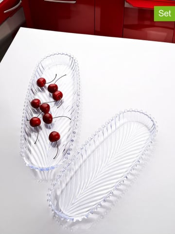 Violeta Home 2er-Set: Servierplatten - (L)19 x (B)8 cm