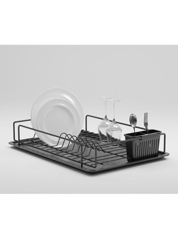 Violeta Home Suszarka w kolorze czarnym do naczyń  - 29,5 x 35,5 x 9,5 cm