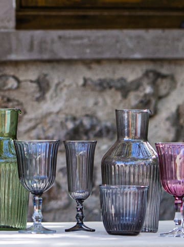 Violeta Home Kieliszki (4 szt.) w kolorze szarym do wina - 120 ml