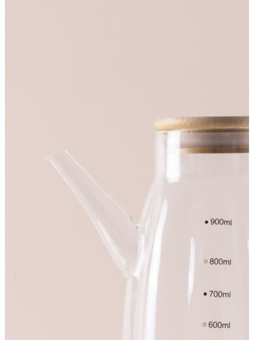 Violeta Home 2er-Set: Ölspender in Transparent/ Braun - 900 ml