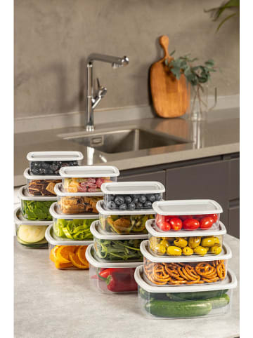 Violeta Home Pojemniki (16 szt.) w kolorze białym