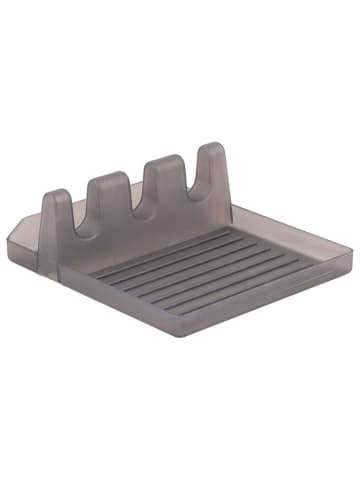 Violeta Home Uchwyt w kolorze szarym na pokrywki - 17 x 5 x 13 cm