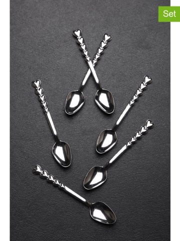 Violeta Home 6er-Set: Edelstahl-Löffel - (L)11 cm