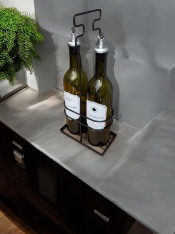 Violeta Home 3-delige set: azijn- & oliedispensers zwart/groen