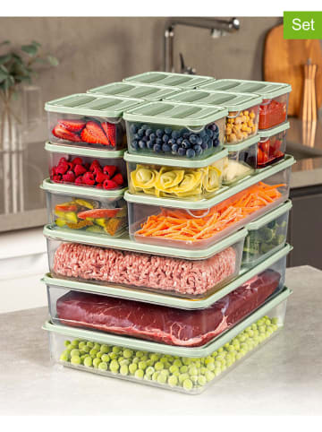 Violeta Home 18-delige set: vershouddozen groen