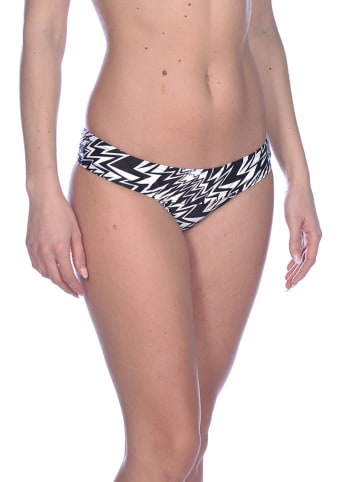 Arena Bikini-Hose in Schwarz/ Weiß