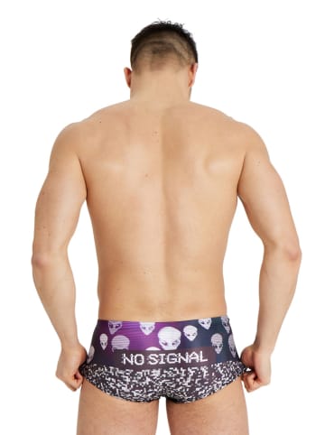 Arena Badehose in Schwarz/ Lila