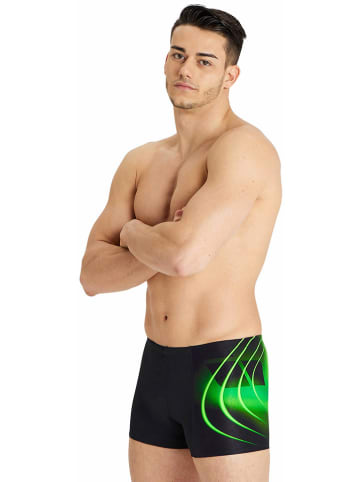 Arena Badehose in Schwarz/ Grün