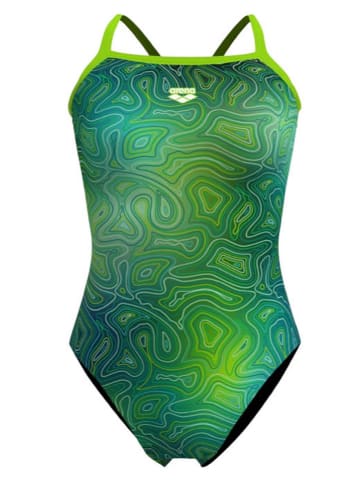 Arena Strój kąpielowy w kolorze zielonym
