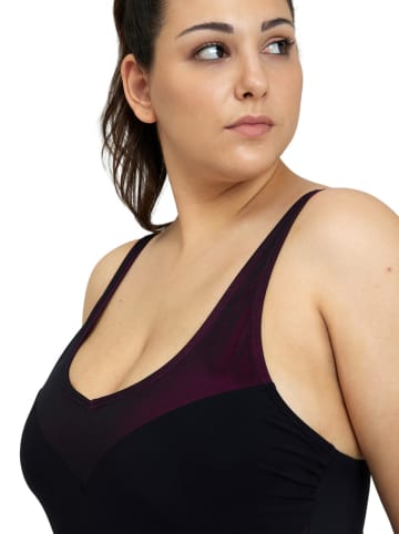 Arena Shape-badpak zwart/roze