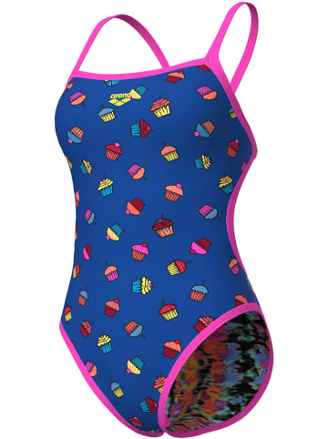 Arena Omkeerbaar badpak blauw/roze