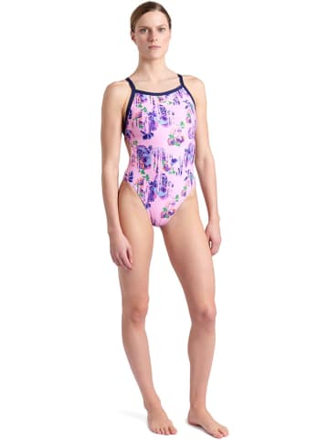 Arena Badeanzug in Rosa/ Lila