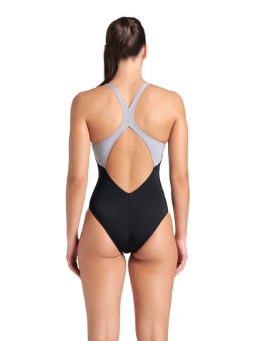 Arena Strój kąpielowy w kolorze czarno-jasnoszarym