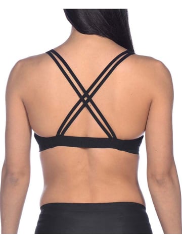 Arena Biustonosz sportowy "Metis" w kolorze czarnym