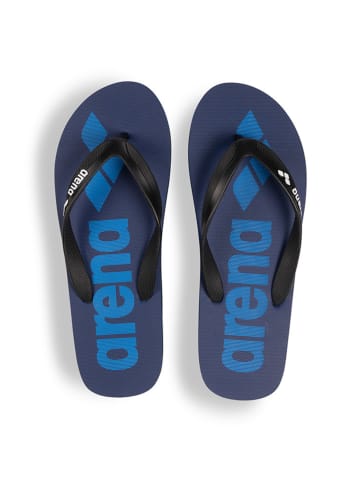 Arena Teenslippers blauw/zwart