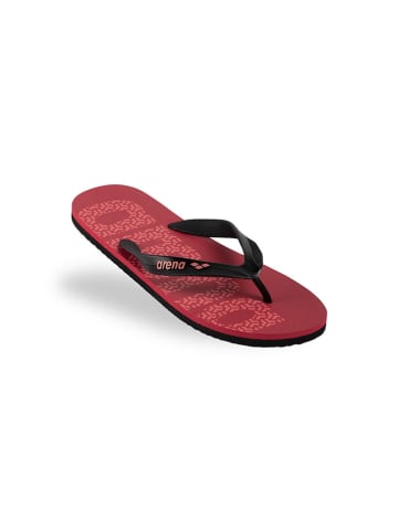 Arena Teenslippers zwart/rood