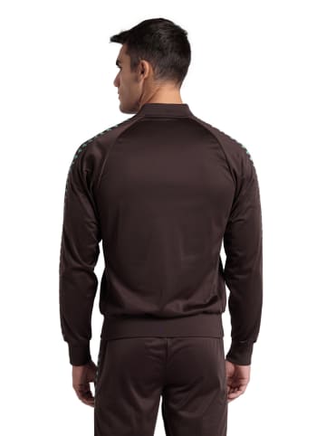 Arena Sweatjacke in Dunkelbraun
