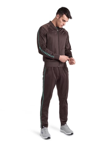 Arena Sweatjacke in Dunkelbraun