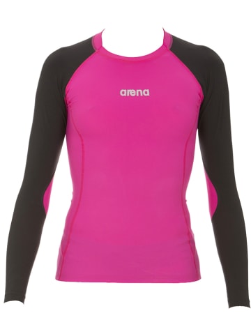 Arena Compressie trainingsshirt "LS" roze