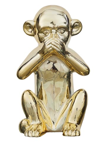 Rétro Chic Decoratief figuur goudkleurig - (B)17 x (H)28 cm