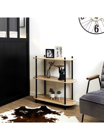 Rétro Chic Standregal in Natur - (H)79cm