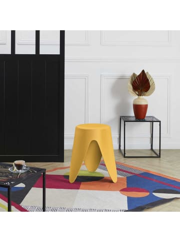 Rétro Chic Kruk "Eve" geel - (H)46 - Ø 30 cm