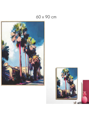 Rétro Chic Druk artystyczny "Holidays" w ramce - 60 x 90 cm