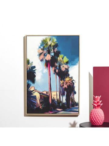 Rétro Chic Gerahmter Kunstdruck "Holidays" - (B)60 x (H)90 cm