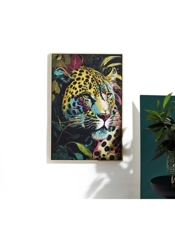 Rétro Chic Gerahmter Kunstdruck "Jungle" - (B)60 x (H)90 cm