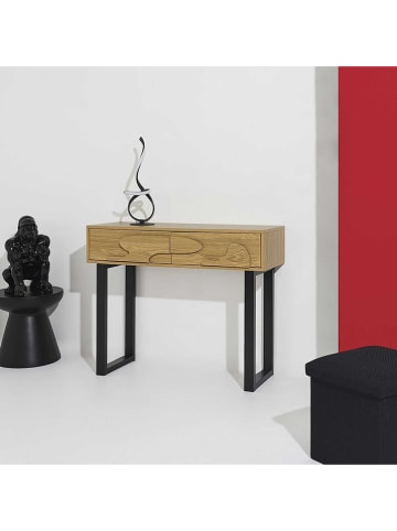 Rétro Chic Sideboard "Calypso" lichtbruin - (B)100 x (H)80 x (D)35 cm