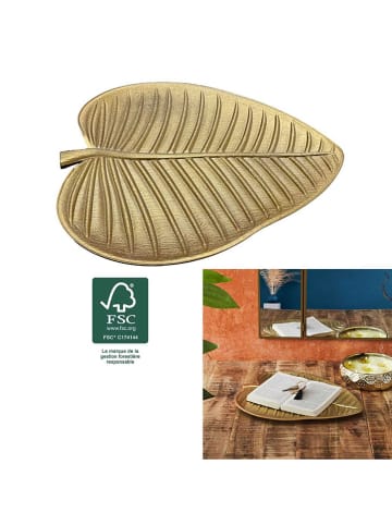 Ethnical Life Dekoschale in Gold - (L)37,8 x (B)30,4 cm