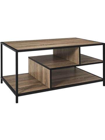 Rétro Chic Salontafel "Edison" bruin - (B)90 x (H)42 x (D)55 cm