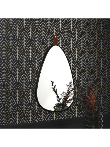 Rétro Chic Lustro w kolorze czarnym - wys. 60,5 cm