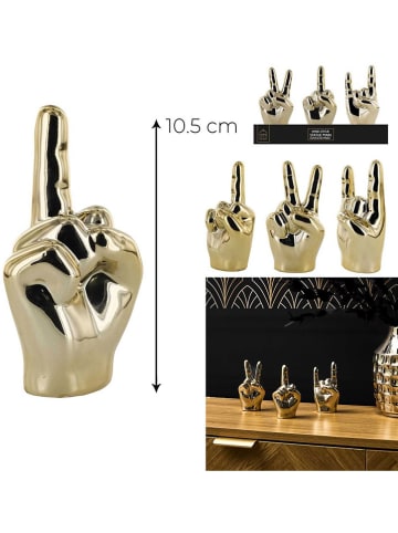 Rétro Chic Decofiguur goudkleurig - (H)10,5 cm (verrassingsproduct)