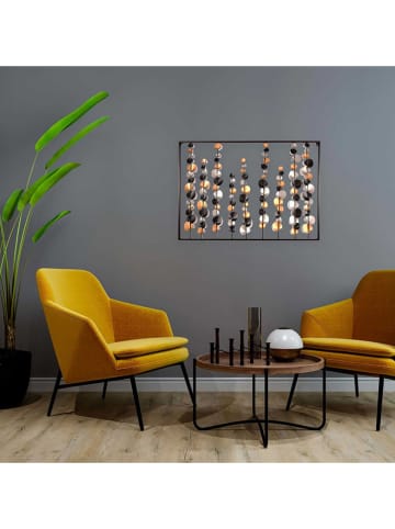 Rétro Chic Dekoracja ścienna w kolorze złoto-czarnym - 70 x 100 cm