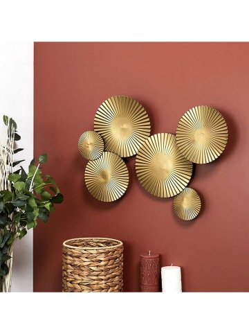 The Concept Factory Wanddecoratie goudkleurig - (L)63,5 x (B)47 cm