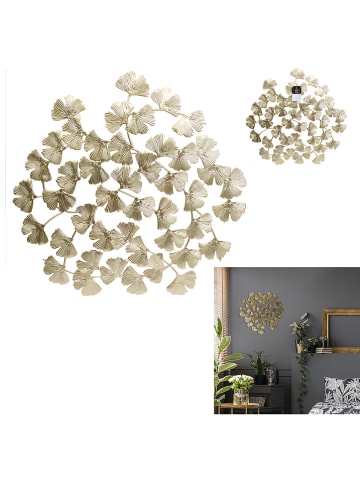 Rétro Chic Wanddekoration in Gold - (T)0,5 x Ø 48,5 cm