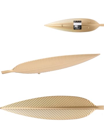 Rétro Chic Decoratieve schaal goudkleurig - (B)55 x (H)2,5 x (D)13 cm