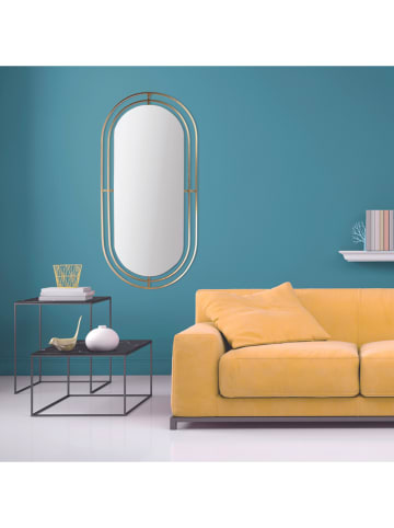 Rétro Chic Lustro ścienne w kolorze złotym - 43 x 89,5 x 1 cm