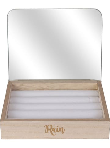 Rétro Chic Sieradendoos lichtbruin - (B)15 x (H)13 x (D)14 cm