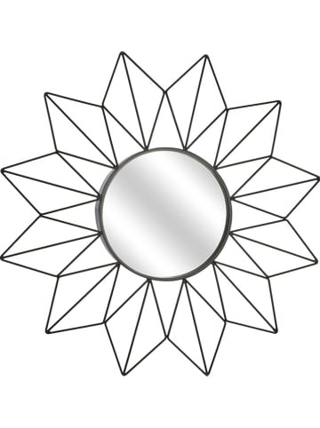 Rétro Chic Wandspiegel zwart - Ø 49,5 cm